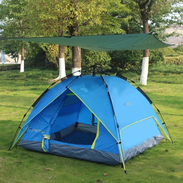 AOTU AT6220 Oxford Cloth Outdoor Camping Picnic Beach Mat, Size: 240 x 220cm (Blue) - Image 7