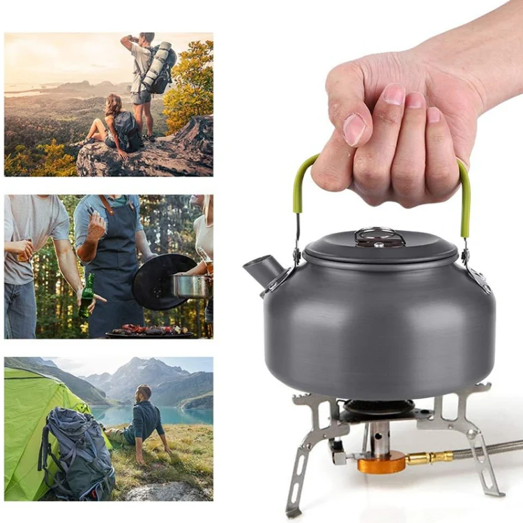 AOTU DS08 Portable Outdoor Mountaineering Aluminum Alloy Kettle - Image 5