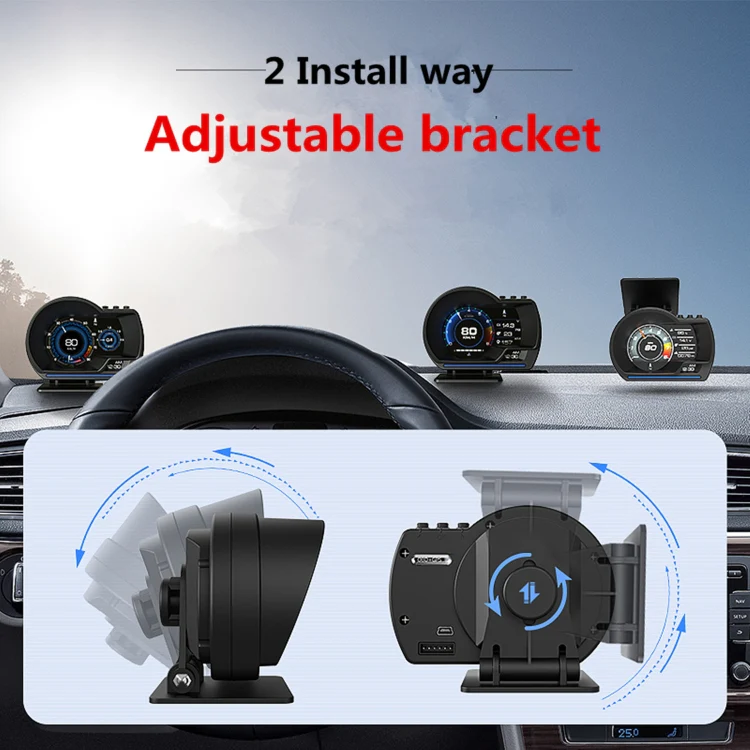 AP-6 Car HUD Head-up Display OBD GPS Driving Computer Code Table - Image 6