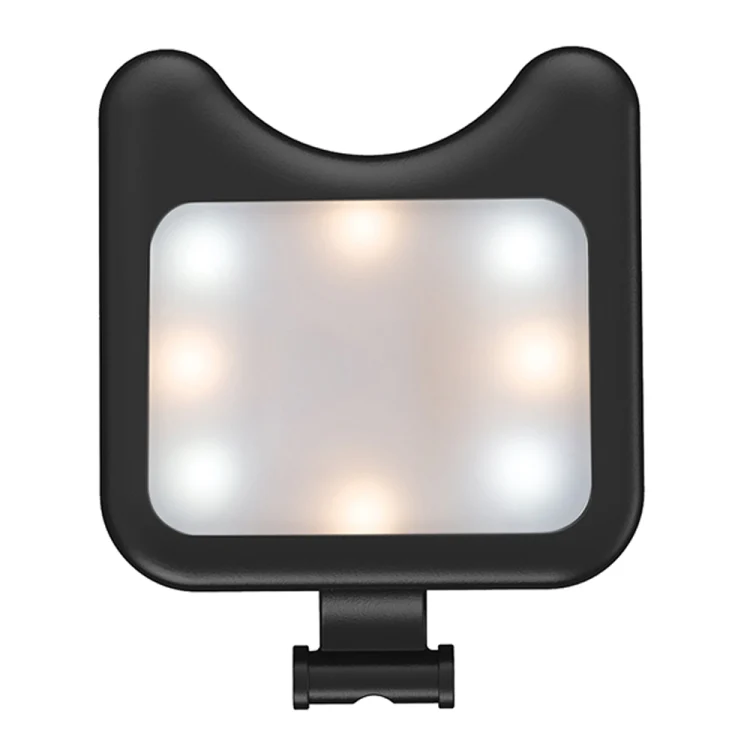 APEXEL APL-FL01 Universal Phone Camera Lens Selfie LED Fill Light with Clip, For iPhone, Samsung, Huawei, Xiaomi, HTC and Other Smartphones(Black) - Image 3