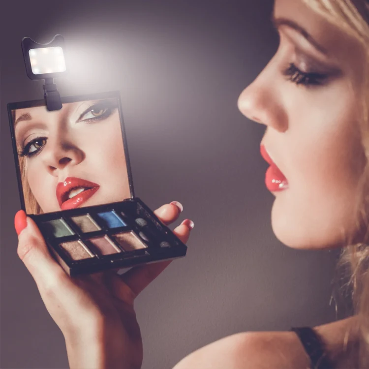 APEXEL APL-FL01 Universal Phone Camera Lens Selfie LED Fill Light with Clip, For iPhone, Samsung, Huawei, Xiaomi, HTC and Other Smartphones(Black) - Image 6