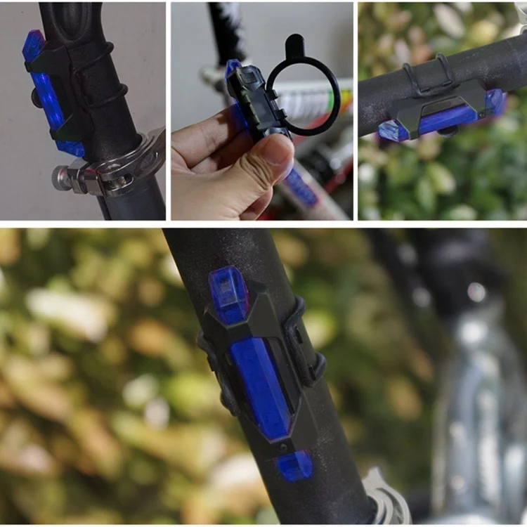AQY-093 Detachable USB Rechargeable LED Bike Taillight(Blue) - Image 13