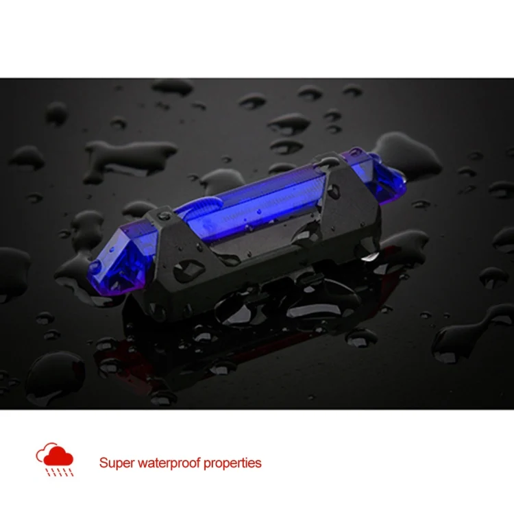 AQY-093 Detachable USB Rechargeable LED Bike Taillight(Blue) - Image 7
