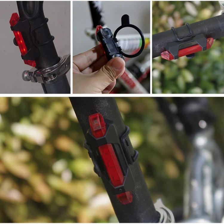 AQY-093 Detachable USB Rechargeable LED Bike Taillight(Red) - Image 13