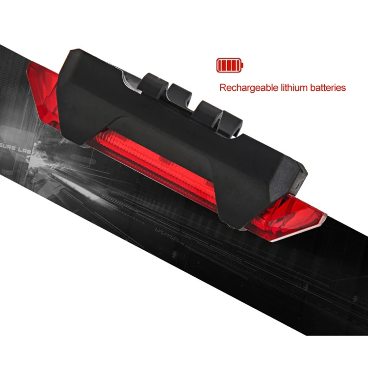 AQY-093 Detachable USB Rechargeable LED Bike Taillight(Red) - Image 5