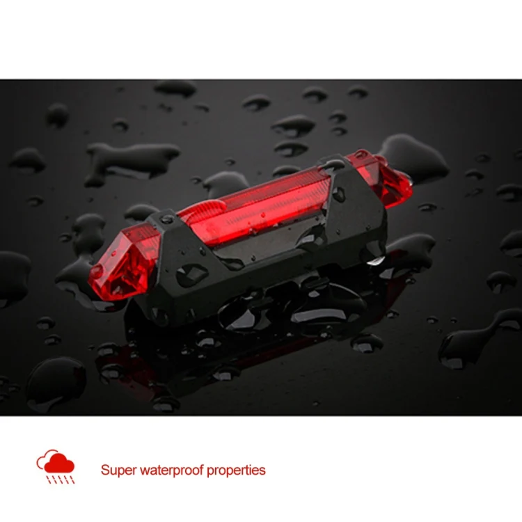 AQY-093 Detachable USB Rechargeable LED Bike Taillight(Red) - Image 7