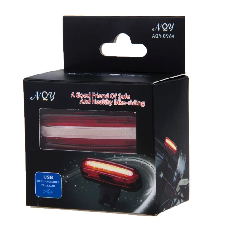 AQY-096 IPX4 Detachable USB Rechargeable Dual Color LED Bike Taillight (Blue & Red) - Image 6