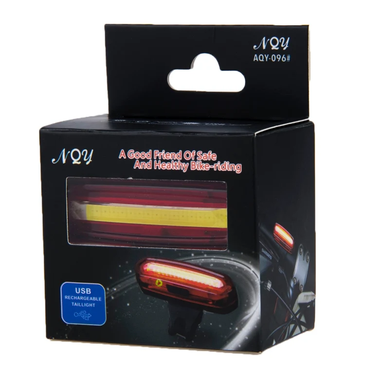 AQY-096 IPX4 Detachable USB Rechargeable Single Color LED Bike Taillight (White) - Image 6
