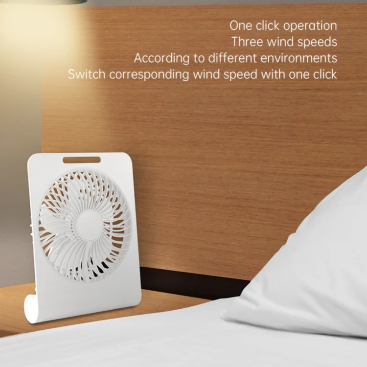 AR-13 Home Office Hanging Fan Summer Cooler Silent Operation Desktop Fan(White) - Image 4
