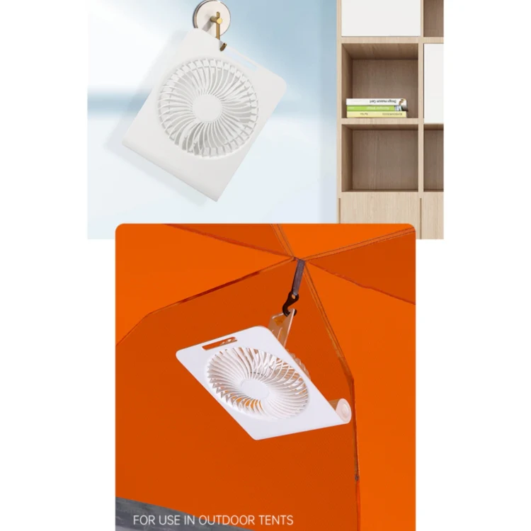 AR-13 Home Office Hanging Fan Summer Cooler Silent Operation Desktop Fan(Yellow) - Image 8