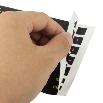 Arabic Learning Keyboard Layout Sticker for Laptop / Desktop Computer Keyboard - Image 5