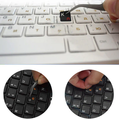 Arabic Learning Keyboard Layout Sticker for Laptop / Desktop Computer Keyboard - Image 6