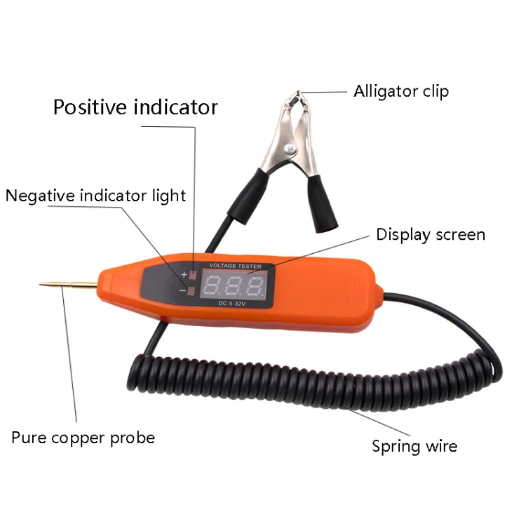 Auto Repair LCD Test Pen Car Circuit Repair Tool(Black) - Image 4