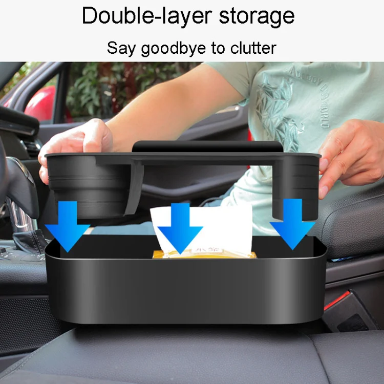 Automotive Seat Slit Organizing Box Car Seam Storage Compartment, Model: 9197 - Image 4
