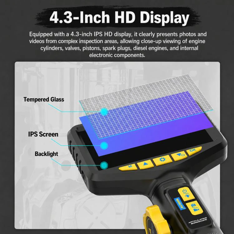 AUTOOL SVB305 1080P High Definition Visual Endoscope Deposit Inspection Tool For Auto Engine Maintenance - Image 3