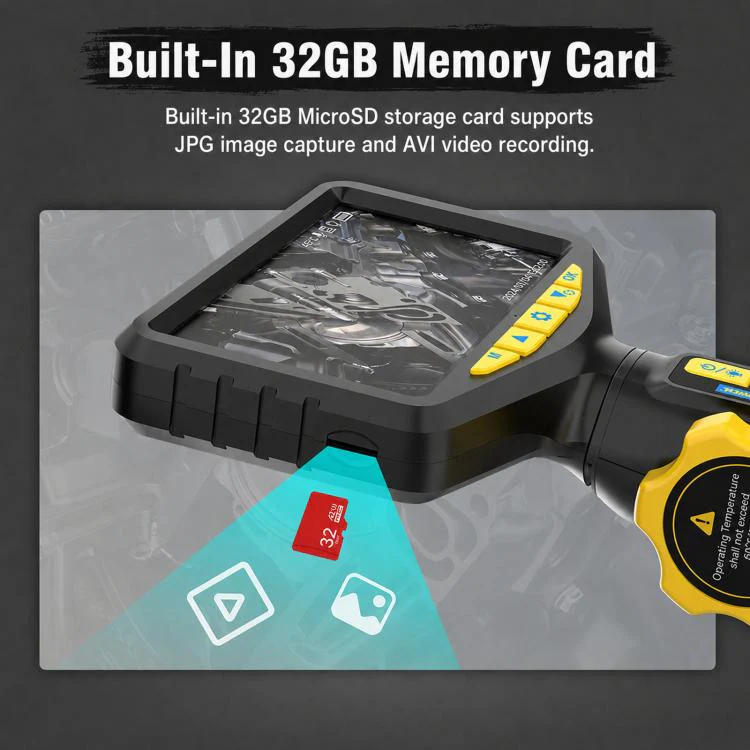 AUTOOL SVB305 1080P High Definition Visual Endoscope Deposit Inspection Tool For Auto Engine Maintenance - Image 9