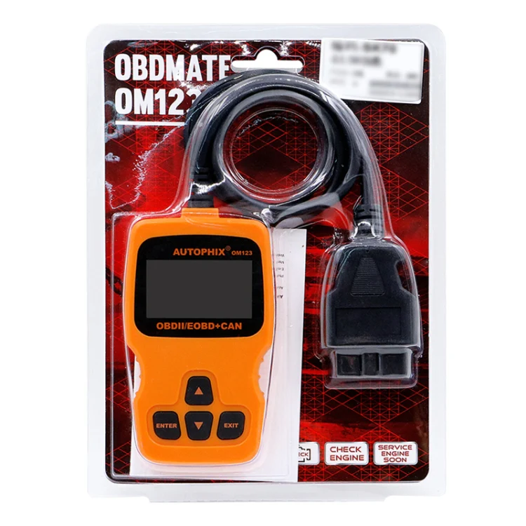 AUTOPHIX OM123 Car Portable OBD2 Scanner Car Diagnostic Tool OBD 2 Automotive Scanner EOBD Code Reader (Orange) - Image 12