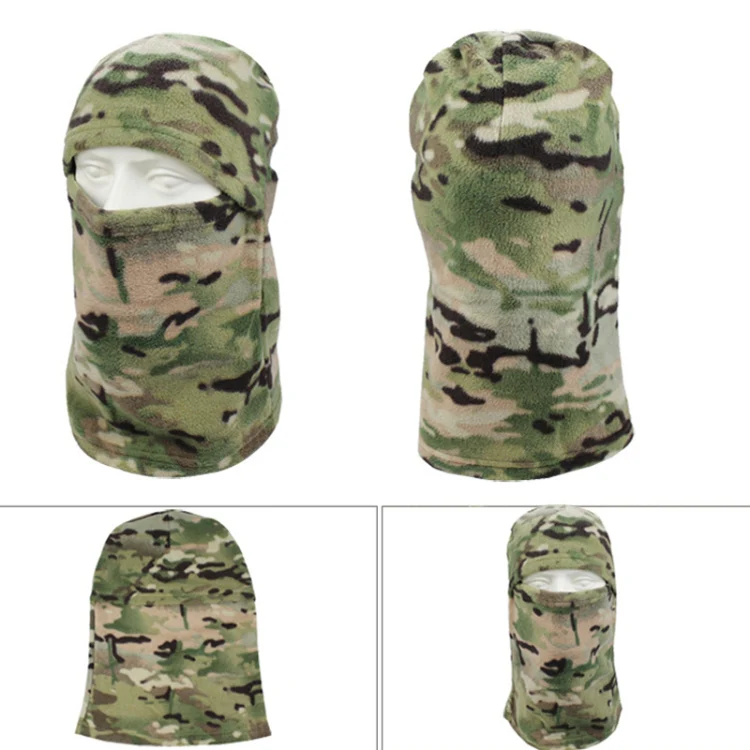 Autumn And Winter Camouflage Outdoor Mountaineering Coldproof Padded Hat Windproof Riding Warm Hat, Color: CP Head-cover(Average Code) - Image 2
