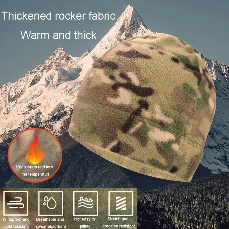 Autumn And Winter Camouflage Outdoor Mountaineering Coldproof Padded Hat Windproof Riding Warm Hat, Color: CP Head-cover(Average Code) - Image 7