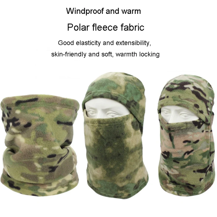 Autumn And Winter Camouflage Outdoor Mountaineering Coldproof Padded Hat Windproof Riding Warm Hat, Color: CP Small Hat(Average Code) - Image 5