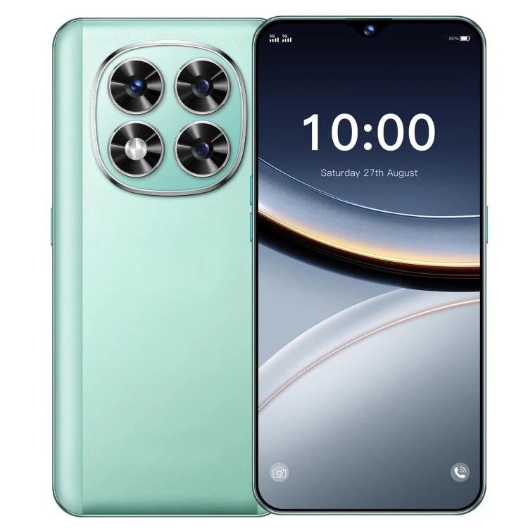 B100, 6GB+128GB, 6.53 inch Android 11 MT6771V Octa Core, Network: 4G, Dual SIM, Plug:EU Plug(Green)