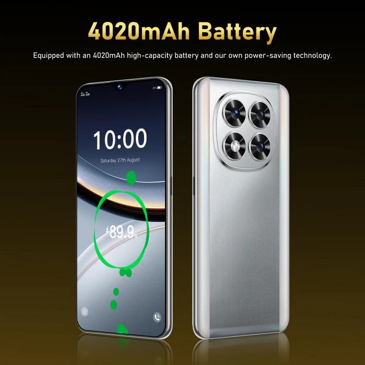 B100, 6GB+128GB, 6.53 inch Android 11 MT6771V Octa Core, Network: 4G, Dual SIM, Plug:UK Plug(Silver) - Image 12