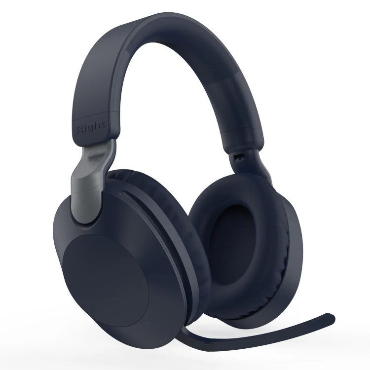 B2 Wireless Bluetooth 5.1 Foldable Noise Reduction Headset(Navy Blue)