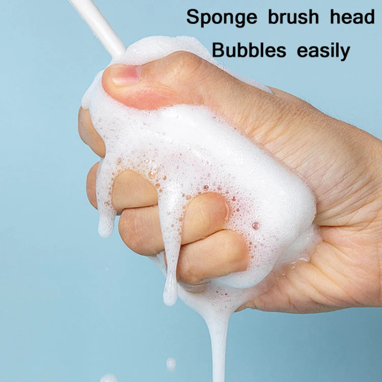 Baby Bottle Vacuum Cup Sponge Long Handle Brush Household Cleaning Brush(Pink) - Image 5