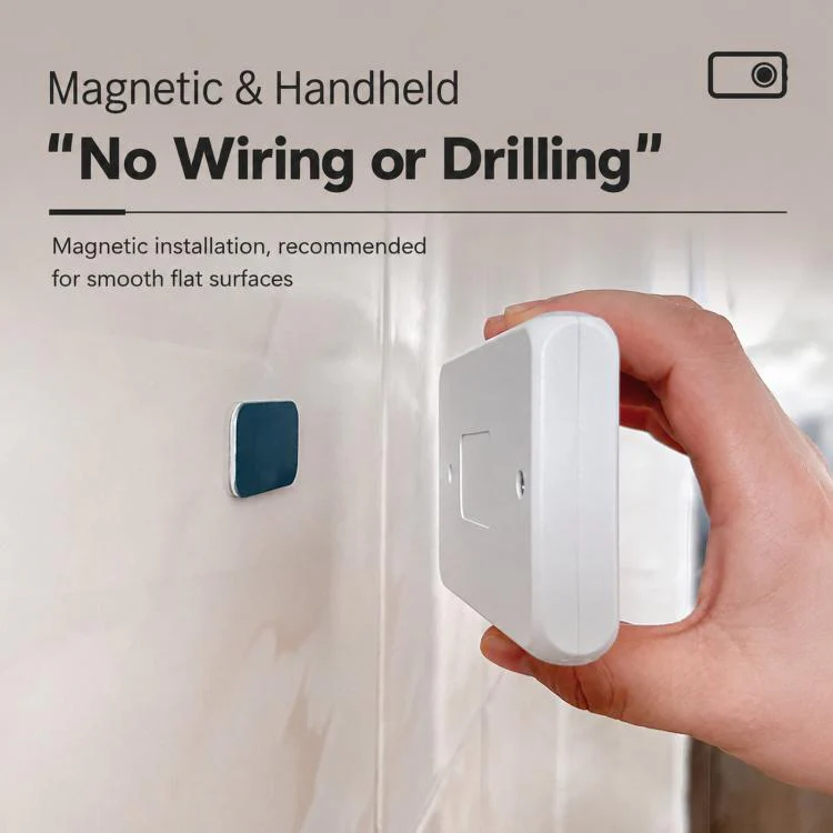 Backlit Magnetic Motion Sensor Night Light LED Wall Sconce Rechargeable Hallway Lamp RGB Light - Image 7