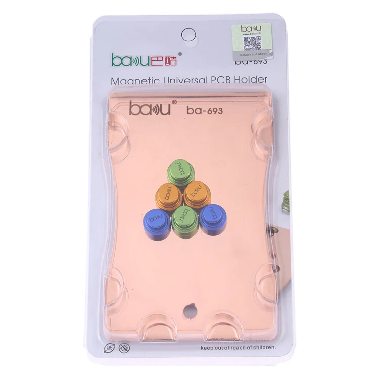 BAKU PCB Circuit Board Holder Jig Fixture Universal Movable Magnetic Cell Phone Repair Work Station - Image 6