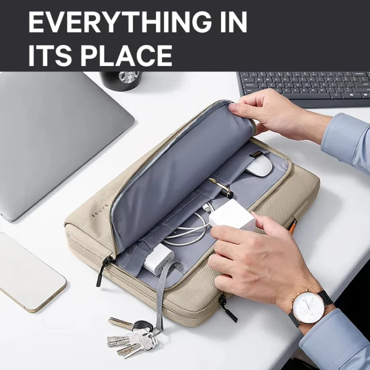BANGE BG-6802 Laptop Bag Notebook Protective Case, Color: Black Large - Image 11