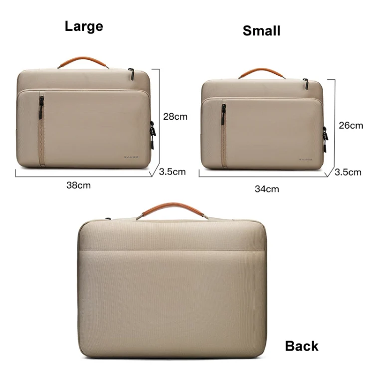 BANGE BG-6802 Laptop Bag Notebook Protective Case, Color: Black Large - Image 3