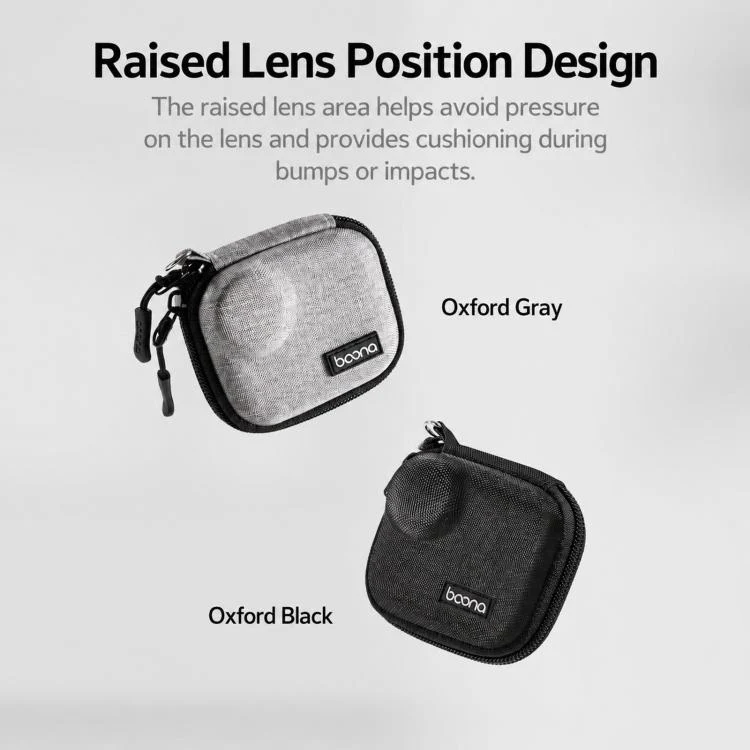 Baona BN-FD011 For DJI Osmo Nano Hard EVA Mini Case Action Camera Protective Pocket Pouch(Gray) - Image 4