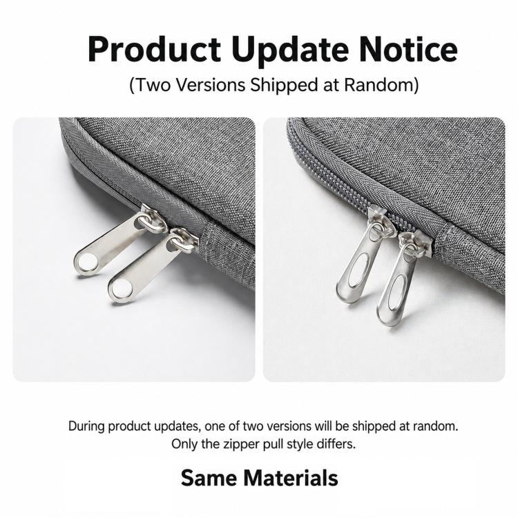 Baona BN-Z002 Laptop Case Waterproof Notebook Protective Bag Slim Computer Pouch, Spec: 15.6 inch Gray - Image 7
