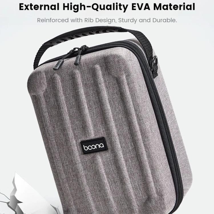 Baona FH002 Crossbody Single-Shoulder Camera Bag Portable EVA Hard-Shell Protective Case(Black) - Image 4