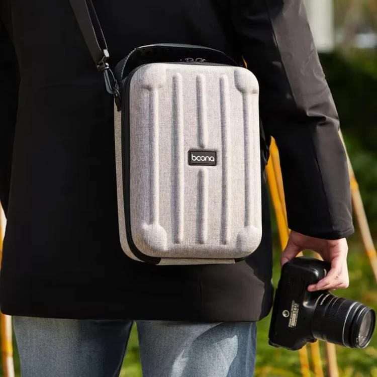 Baona FH002 Crossbody Single-Shoulder Camera Bag Portable EVA Hard-Shell Protective Case(Gray) - Image 2