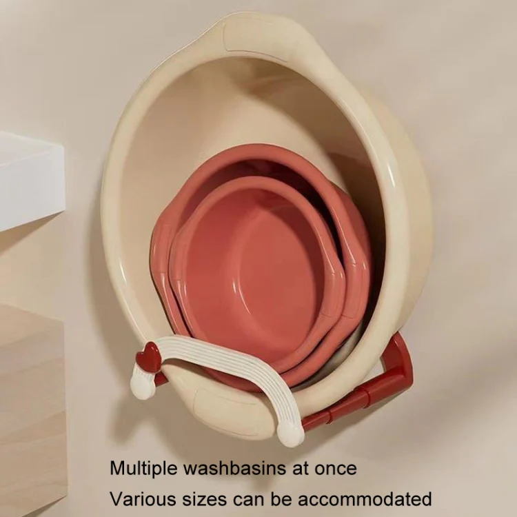 Basin Organiser Telescopic Suction Cup Shelf(Red) - Image 3