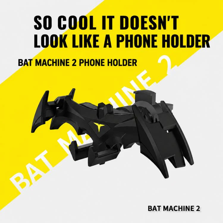 Bat-style Mechanical Gravity Car Air Vent Phone Mount(Black) - Image 2