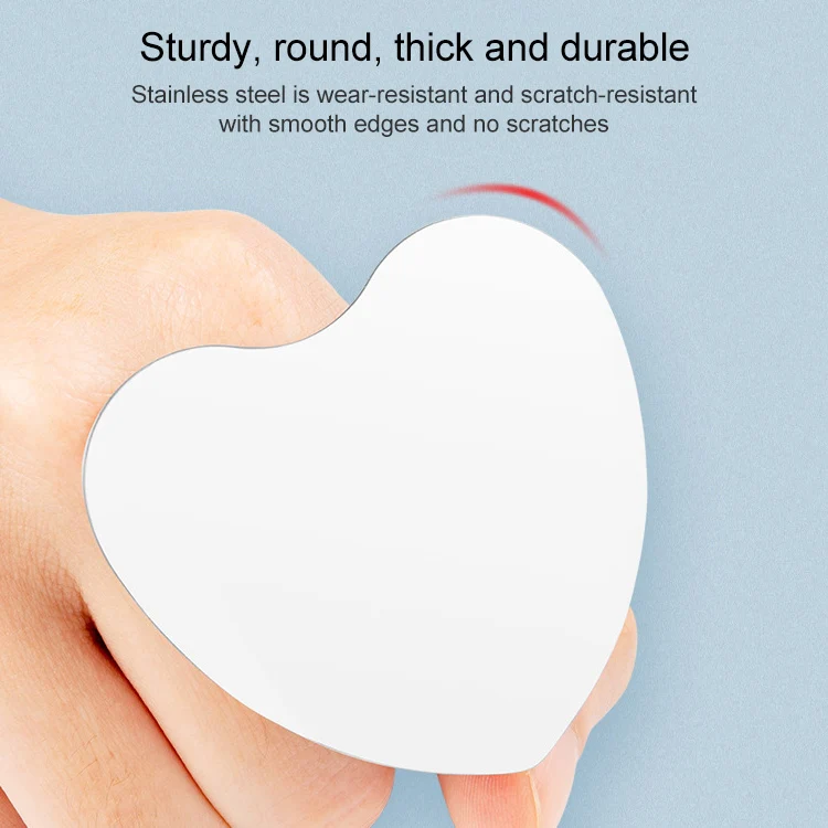 Beauty Makeup Stainless Steel Ring Palette Painted Palette Nail Set, Specification: Large Square - Image 6