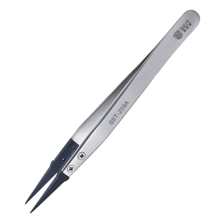 BEST BST-259A  Stainless Steel Snti Static Tweezer - Image 2