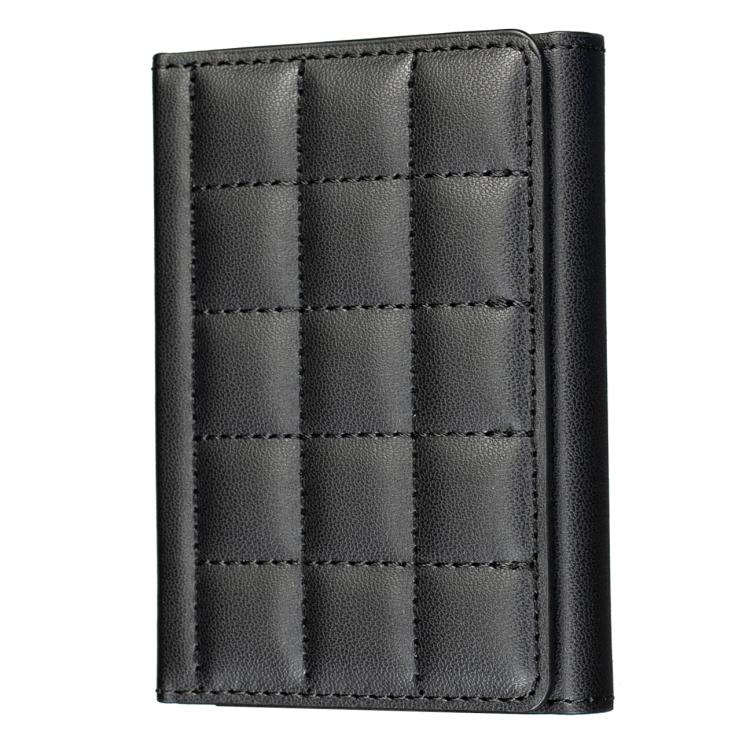 BFK38 Magnetic Square-shaped Mobile Phone Holder RFID Card Slots(Black) - Image 2
