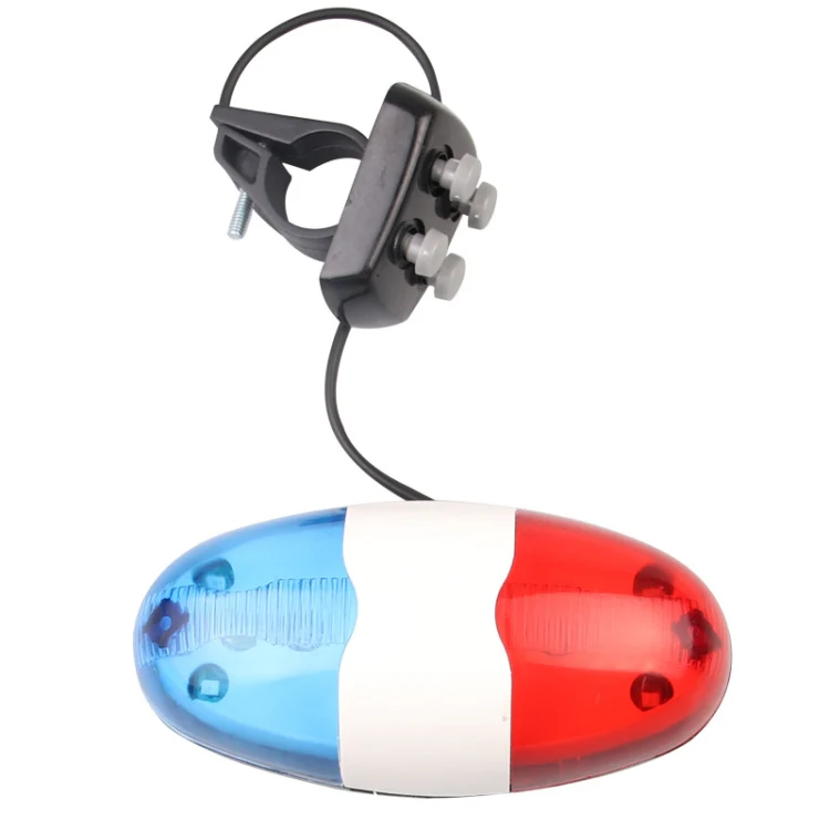 Bicycle 4 Tone Electronic Horn Mountain Bike LED Tail Light Bicycle Multifunction Horn - Image 5