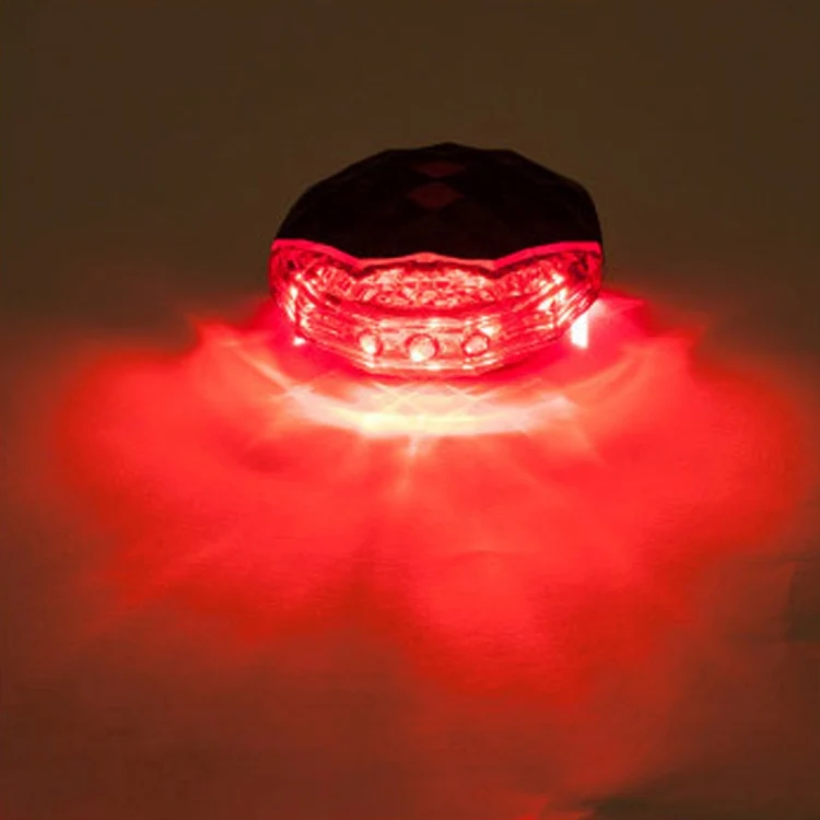 Bicycle LED Light Laser Night Mountain Bike Tail Light Taillight MTB Safety Warning Bicycle Rear Light Lamp Bycycle Light(Red) - Image 5