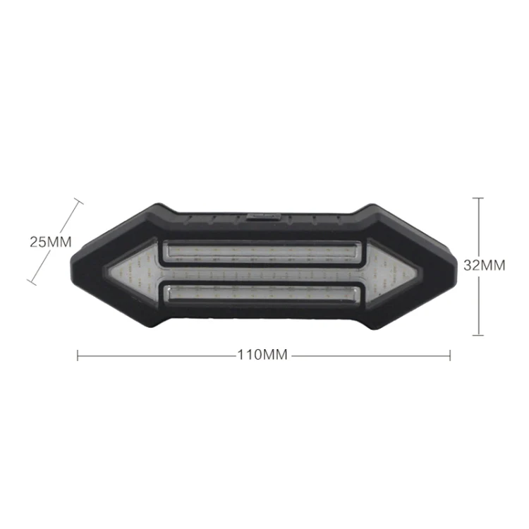 Bicycle Tail Light Intelligent Wireless Remote Control Turn Signal Warning Light - Image 5