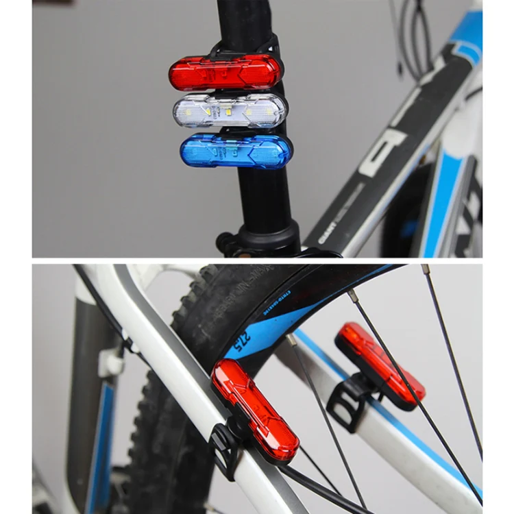 Bicycle USB Rechargeable Taillight LED Tail Lamp (White Light) - Image 10