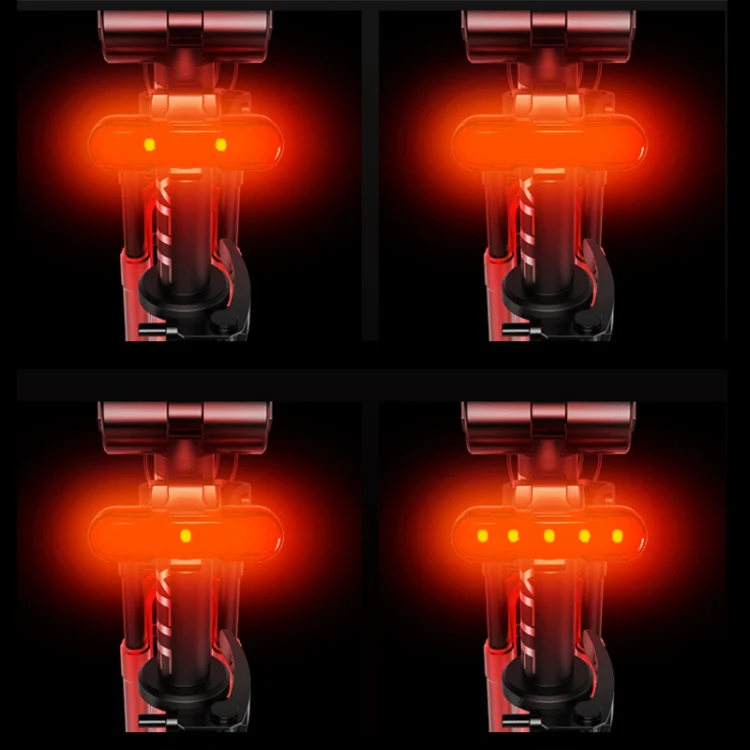 Bicycle USB Rechargeable Taillight LED Tail Lamp (White Light) - Image 12