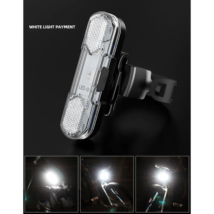 Bicycle USB Rechargeable Taillight LED Tail Lamp (White Light) - Image 13