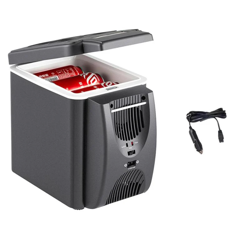 BLD-06A Portable Car Fridge Mini Heating & Cooling Box For Vehicle Use, Spec: 6L 12V Double-Hole