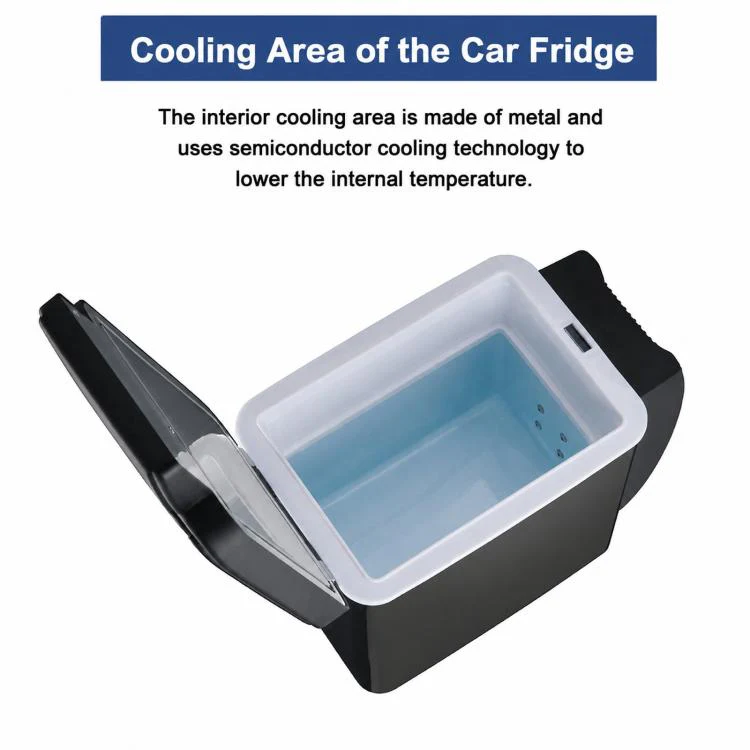 BLD-06A Portable Car Fridge Mini Heating & Cooling Box For Vehicle Use, Spec: 6L 12V Double-Hole - Image 5