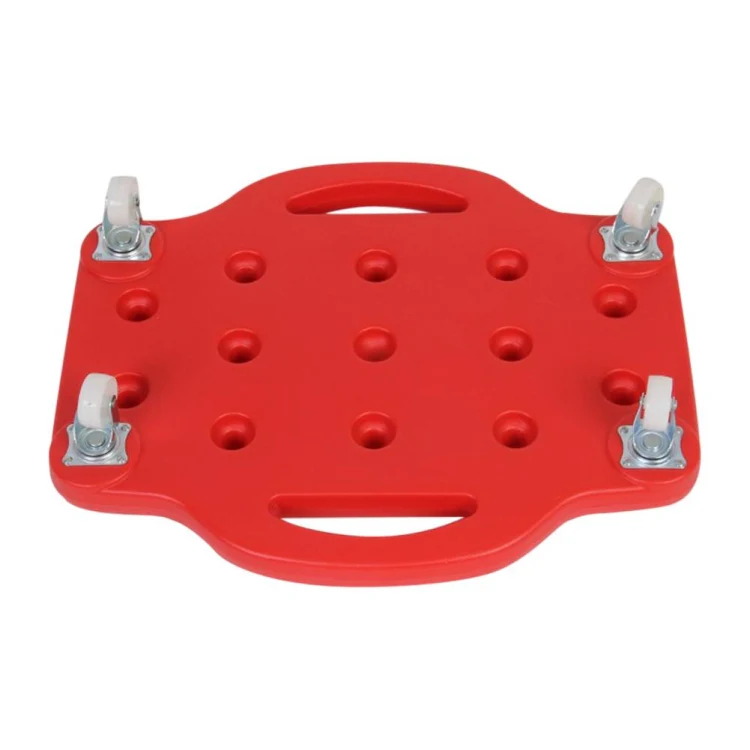 Blow Molding Red One Children Square Four-wheel Scooter Balance Training Equipment - Image 2
